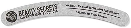 Beauty Secrets Zebra Banana Nail File Medium 100/180