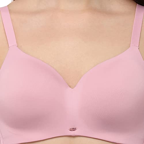 Image of SOIE Women's Full coverage, Padded, Non-wired Seamless Bra with Medium coverage brief