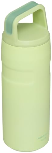 Image of Stanley IceFlow Cap and Carry Water Bottle | Wide Mouth Twist Lid | Lightweight & Leakproof for Travel & Sports | Insulated Stainless Steel | BPA-Free