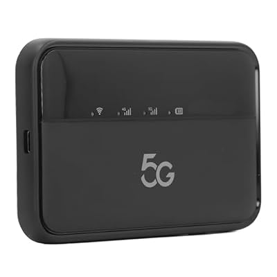 Ejoyous 5G Mobile WiFi Hotspot with Tech Touch Screen 10000mAh Battery WiFi 6 for Travel, 5G Modem Wireless Router, Router, Portable Hotspot