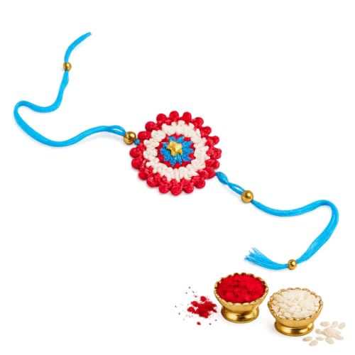Image of El Regalo Kids Rakhi- Crochet handmade Rakhis for Little Brother /Niece /Nephew | Soft, Knitted Crochet Rakhis with Cartoon Characters- for Kids /Babies /Toddlers