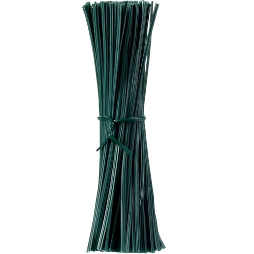 WILLBOND Lot de 200 attaches torsadées multifonctions en plastique de 11,9 cm, attaches flexibles en polyéthylène pour plantes, support de plantes de jardin, attaches de câble, grand ensemble de sacs