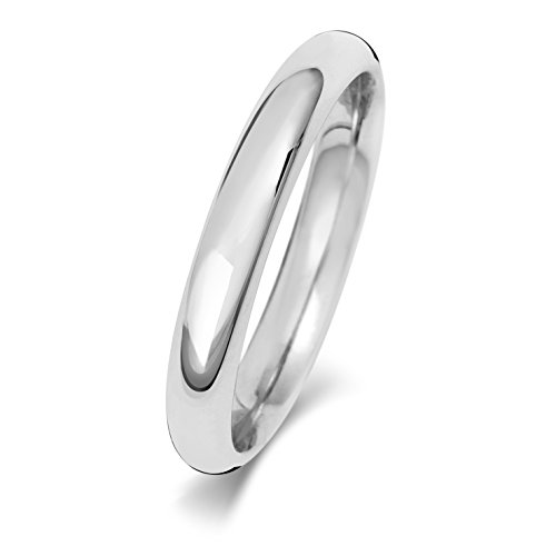 Alliance or blanc 375/1000 au design épuré pour un éclat éternel