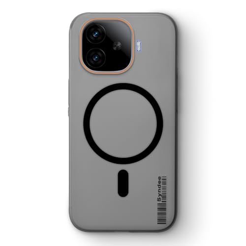 Image of Mr. Case Back Cover for iQOO Neo 10R 5G Sleek Frosted Translucent Back Only Compatible with Wireless Magnetic Accessories | Anti-Scratch Shockproof Phone Cover - Black