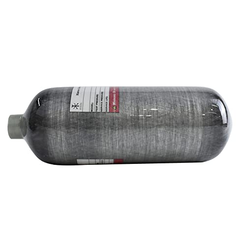 Tuxing 4500Psi Air Compressed System,2L 122Cu In Carbon Fiber Tank,Hpa Pcp Airgun Charging Tank Airforce Condor Gauge Valve Filling Station For Pcp Paintball Hpa Scuba(Empty Bottle) #TOP5