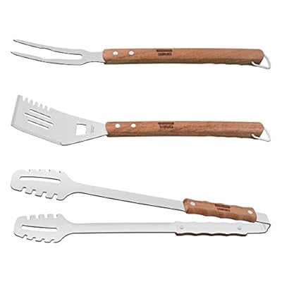 Tramontina 3 Piece Stainless Steel BBQ Tool Set