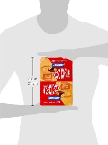 NESTLÉ KITKAT CHUNKY Peanut Butter Schokoriegel, Knusper-Riegel mit Erdnusscreme & knuspriger Waffel, 24er Pack (24 x 42g) - Image 5
