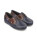 Quayside Clipper 2 Boat Shoe - Navy/Chestnut 44