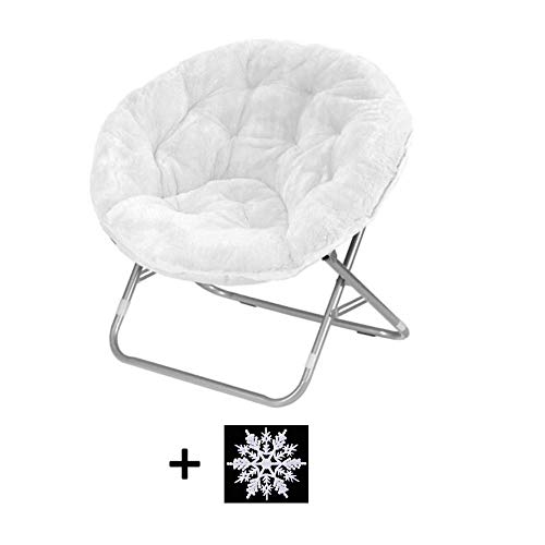 Mainstays Faux Fur Saucer Chair White Buy Online In Ireland Mainstay Products In Ireland See Prices Reviews And Free Delivery Over 60 00 Desertcart