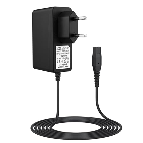 Meliya Cargador para Karcher Limpiacristales 5.5V,Cable de Carga 1.5m para Karcher Window Vac WV1, WV2, WV5, WV60, WV75, WV70, WV Classic, Plus