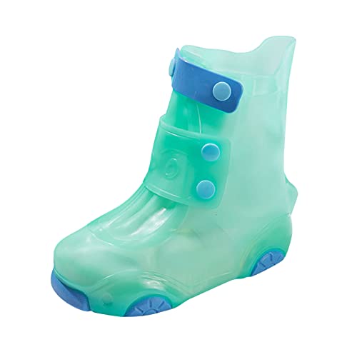 sfdgfhyf Kids Outdoor Shoes Cover Children Cute Cartoon Non Slip Rain Boots Cover Rain Boots Soft Bottom Fashion Rain