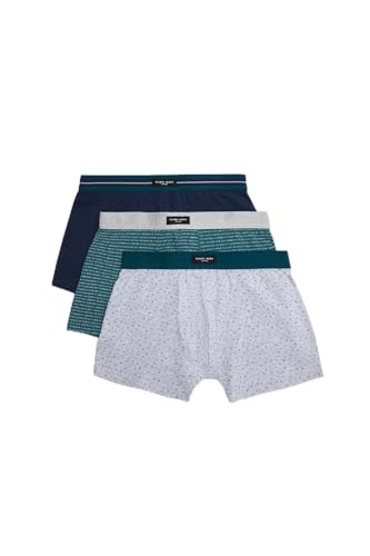 YSABEL MORA Pack de 3 Bóxer. Excelente Relación Calidad Precio, Combinación de Diseños Lisos y Estampados en Tonos Masculinos..