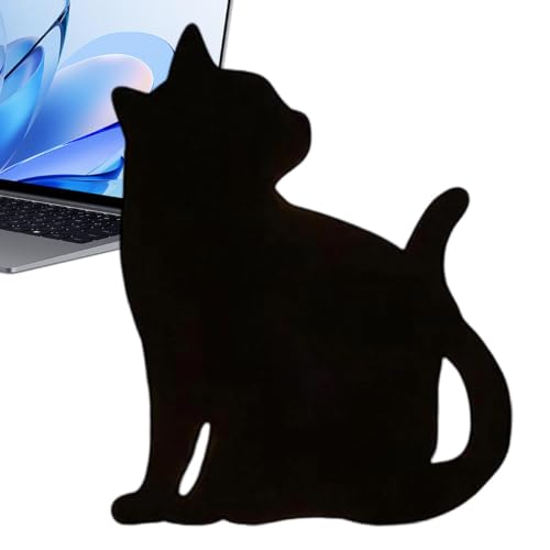 Lámpara de pared con sensor de sonido y silueta de gato para dormitorio