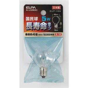 Amazon | 朝日電器 ELPA 国民球5WE12Cロング G-L12H(C) | エルパ