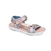 Produktbild Dockers by Gerli Damen Klassische Sandalen, Frauen Sandalen,Badesandalen,Wasserschuhe,Aquaschuhe,Klettverschluss,rosa/blau,39 EU