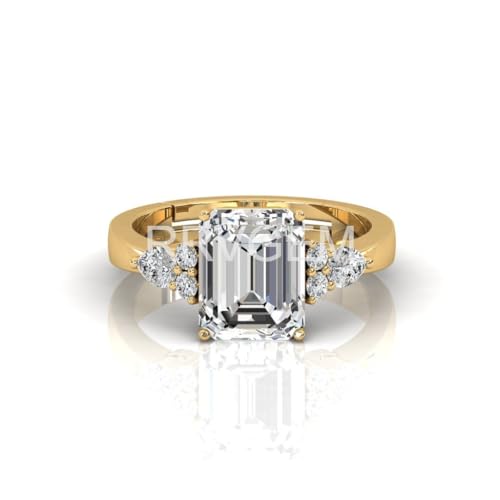 Bague en zircon naturel fait main finitions plaqué or pour un éclat digne du diamant