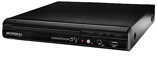 MONDIAL DVD Karaokê USB II, Preto, 25W, Bivolt - D-20