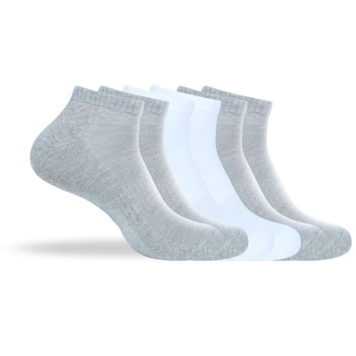 Image of Women's Ankle Socks Thick Cushioned Cotton, Moisture-Wicking socks, Breathable Performance Socks for Running, Sports