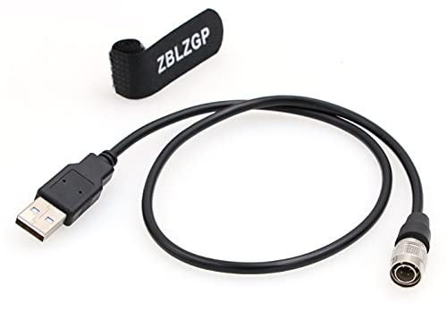 ZBLZGP USB auf 4-poligen Hirose Stecker Stromkabel für Zoom F4 F8 Soundgeräte 633 644 688 Recorder