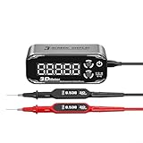 3.0 Drei-Screen-Digital-Multimeter mit 2000-mAh-Akku, 0,0001 Auflösung, Spannungs-/Widerstands-/Kapazitätsmessung, PN-Abzweigung & Durchgangsprüfung, für Elektroniktechniker und Hobbyisten