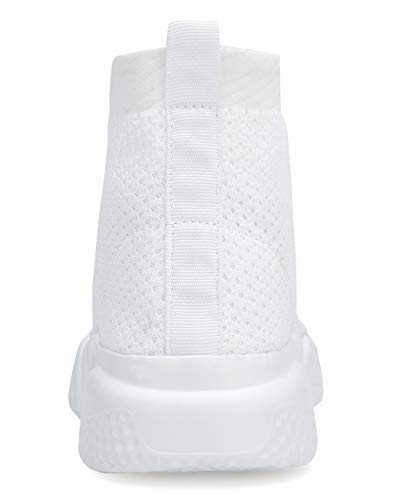 Image of Santiro Men's Running Shoes Breathable Knit Slip On Sneakers