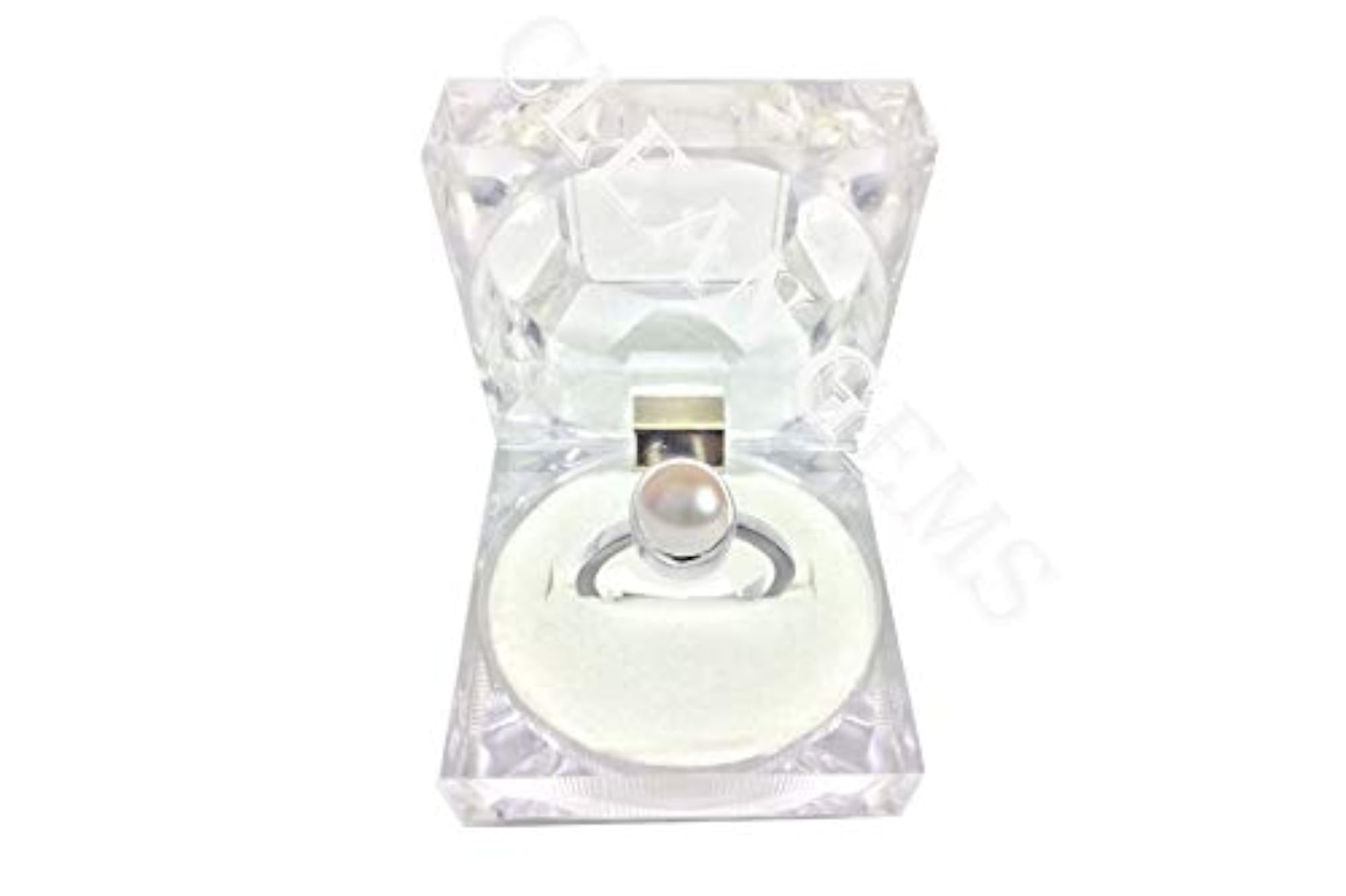 Men's Natural Certified Pearl Adjustable Ring, 3.25 Ratti