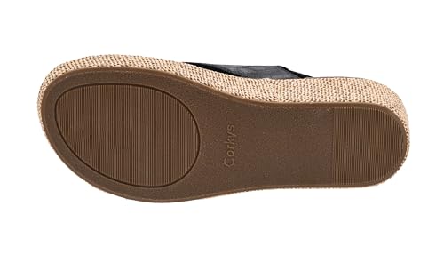 Image of Corkys Footwear Volta Wedge - Chic Elegance Meets All-Year Comfort with a 2-Inch Cork Heel and Marshmallow Insole for Stylish Everyday Wear and All-Day Comfort