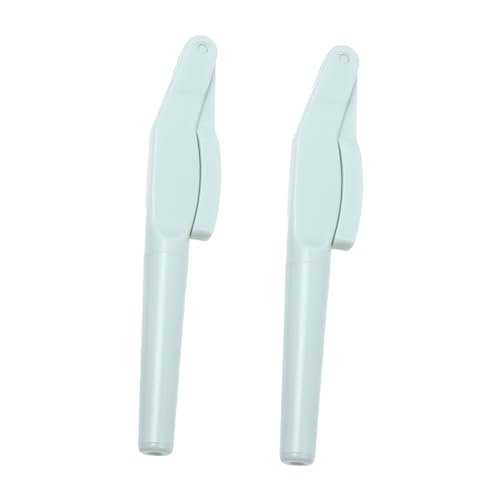 SHERCHPRY Brow Eyelash Comb Protective Case Stainless Steel Lash Brush for Travel Random Color