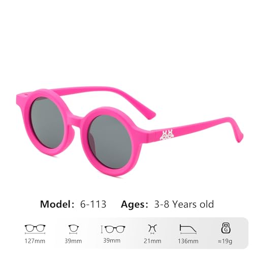Image of EYEBUDDY Kids Toddler Sunglasses Age 2-4 /3-5 Boys Girls Polarized UV Protection Sun Glasses for Age 2-8
