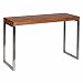 Produktbild Wohnling Konsolentisch Guna Massivholz Sheesham Konsole mit Metallbeinen Schreibtisch 120 x 45 cm Landhaus-Stil Sideboard Modern Massiv Echt-Holz Natur Anrichte PC-Tisch Sekretär Tisch Flur