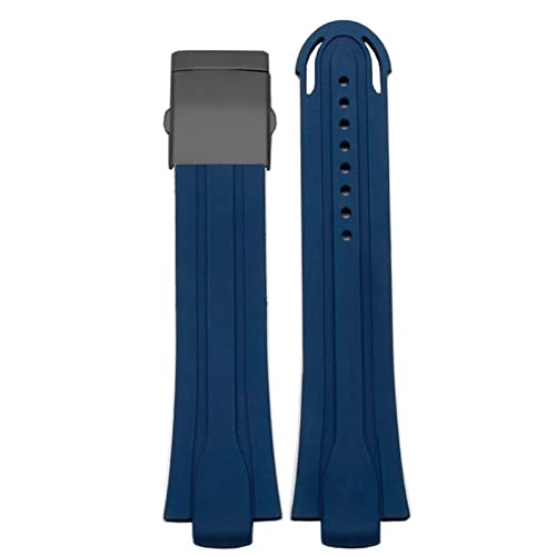 Bracelet de montre étanche en caoutchouc Oris 24 mm x 12 mm boucle