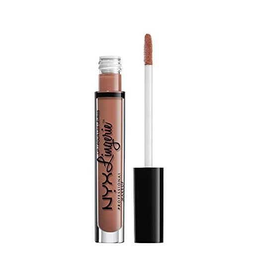 NYX PROFESSIONAL MAKEUP, Lip Lingerie Liquid Lipstick, Krämig och matt yta, Långvarig, Vegansk formula, Nyans: Lace Detail