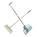 SOLUSTRE 1 Set Broom Dustpan Set Home Cleaning Supplies Dustpan and Broom Kit Long Handle Dustpan Cleaning Broom Household Dustpan and Broom Office Nonstick Stainless Steel Suite