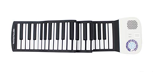 iLearnMusic Roll Up Piano, Premium Grade Silicone, Built-in Speakers - Educational Piano