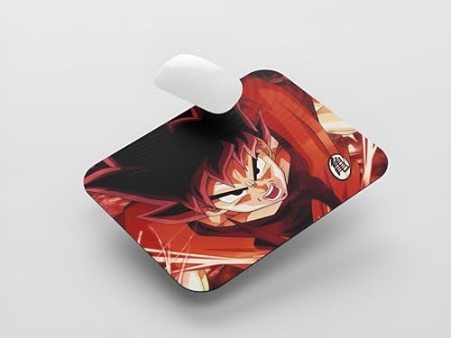 Image of MS ART & CRAFT Anime Gaming Mouse Pad, Dragon Ball Super Design, Dual-Color Theme Best for Computer, PC, Laptop (Model 2)