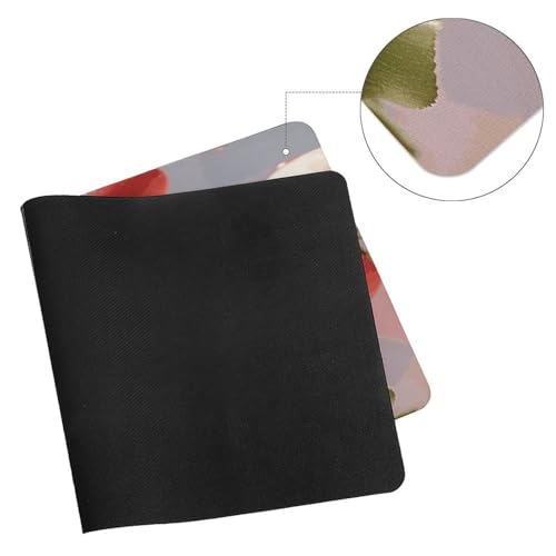 Pink Peach Desk Pad Large Office Desk Mat Rubber Waterproof miniatura 7