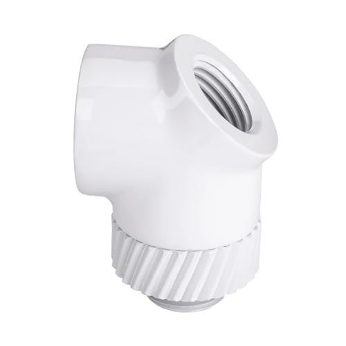 Image of Thermaltake Pacific SF 45 & 90 Degree Adapter White /DIY LCS /Fittings CL-W398-CU00WT-A