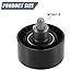 X AUTOHAUX 11288604267 Car Accessory Drive Belt Idler Pulley Guide Pulley for BMW 335i 2012-2015 for BMW 335i GT XDrive 2014-2016