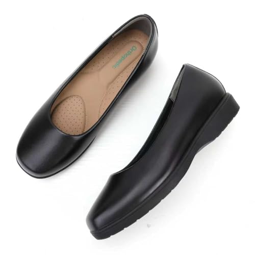 Yumi Orthopedic Cabin Shoes with Memory Cloud Foam Cushion - Comfortable and Supportive Slip-Ons (Black Revolution 2.0, EU Footwear Size System, Adult, Women, Numeric, Medium, 38)