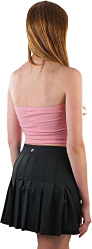 Image of ToBeInStyle Women's Cotton-Spandex Blend Stretchy Tube Top