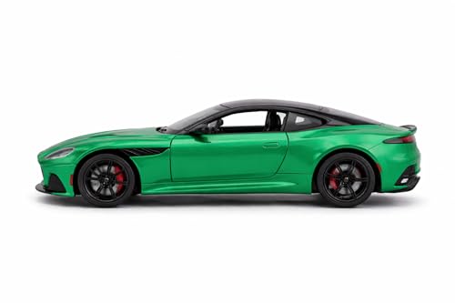 Image of 1:24 Scale Aston Martin DBS Die Cast Metal Car Model with Openable Doors & Hood, Detailed Interior, Pull Back Action Toy Car for Kids & Collectors, Display Model