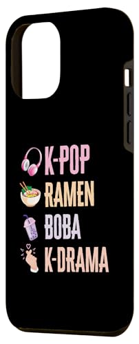 Hülle für iPhone 13 Pro Max K-Pop Ramen Bubble Tea Boba Japanische Nudeln Schüssel Kpop
