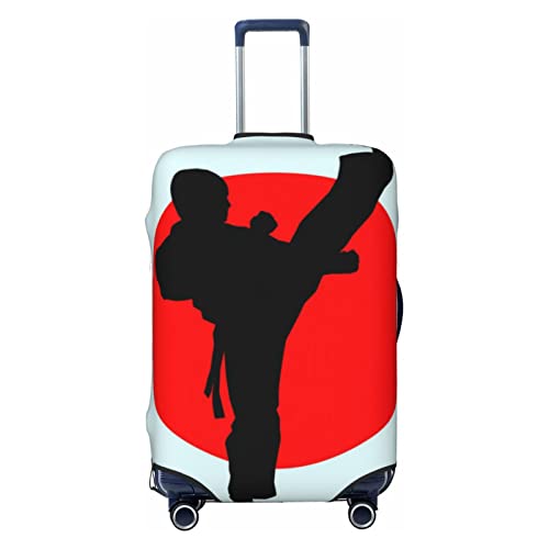 Housse de valise taekwondo élastique lavable bagage voyage noir L KOOLR
