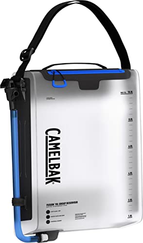 CamelBak Depósito grupal Fusion de 10 l/338 oz con Cremallera Impermeable Tru Zip Chaleco de hidratación, Unisex Adulto, Claro, 10L