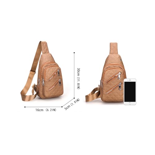 Crossbody Bag Shoulder Crossbody Bag Travel Waist Bags With Multiple Zipper Pockets Adjustable Shoulder Strap2