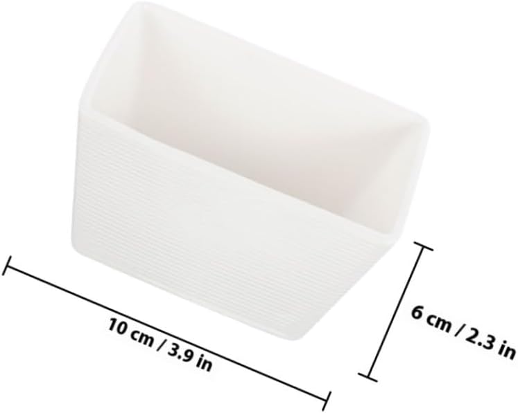 2pcs Ceramic Sugar and Tea Packet Holders Multi-function Storage Container for Organizing Sugar Bags Tea Bags Jewelry and Items Practical Kitchen Cafe Accessory