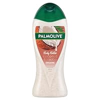 Palmolive Body Butter Coconut & Jojoba Body Wash, 400mL, Exfoliating Scrub with Real Fruit Seeds