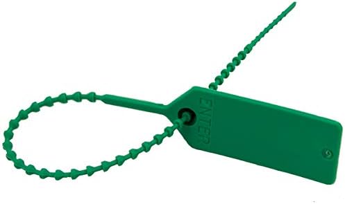 Security FIRE Safety Suitcase TAG Tamper Seals X 25 Green