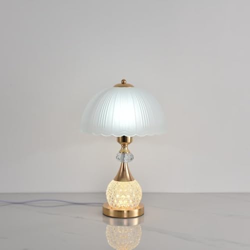 WELAISA Table Lamp Ceramic Table Lamp Practical Bedroom Bedside Lamp