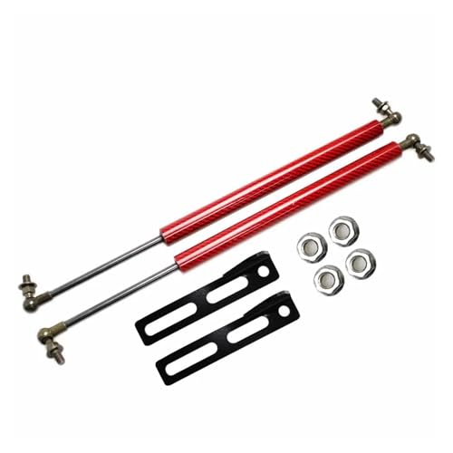 Carbon Fiber Bonnet Lift Support Damper Compatible with Mitsubishi RVR ASX Compatible with Peugeot 4008 Compatible with Citroen C4 2010-2018 Absorber(Carbon Fiber Red)